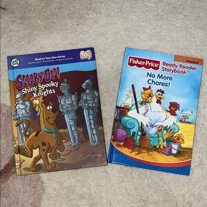 Fisher-Price Ready Reader Storybook and LeapFrog ScoobyDoo Book